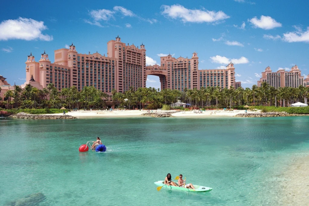 The Coral at Atlantis, Paradise Island, on the beach