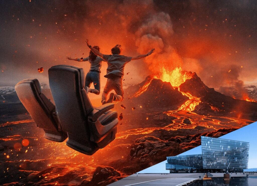 Reykjavik: Volcano Express Entry Ticket at Harpa