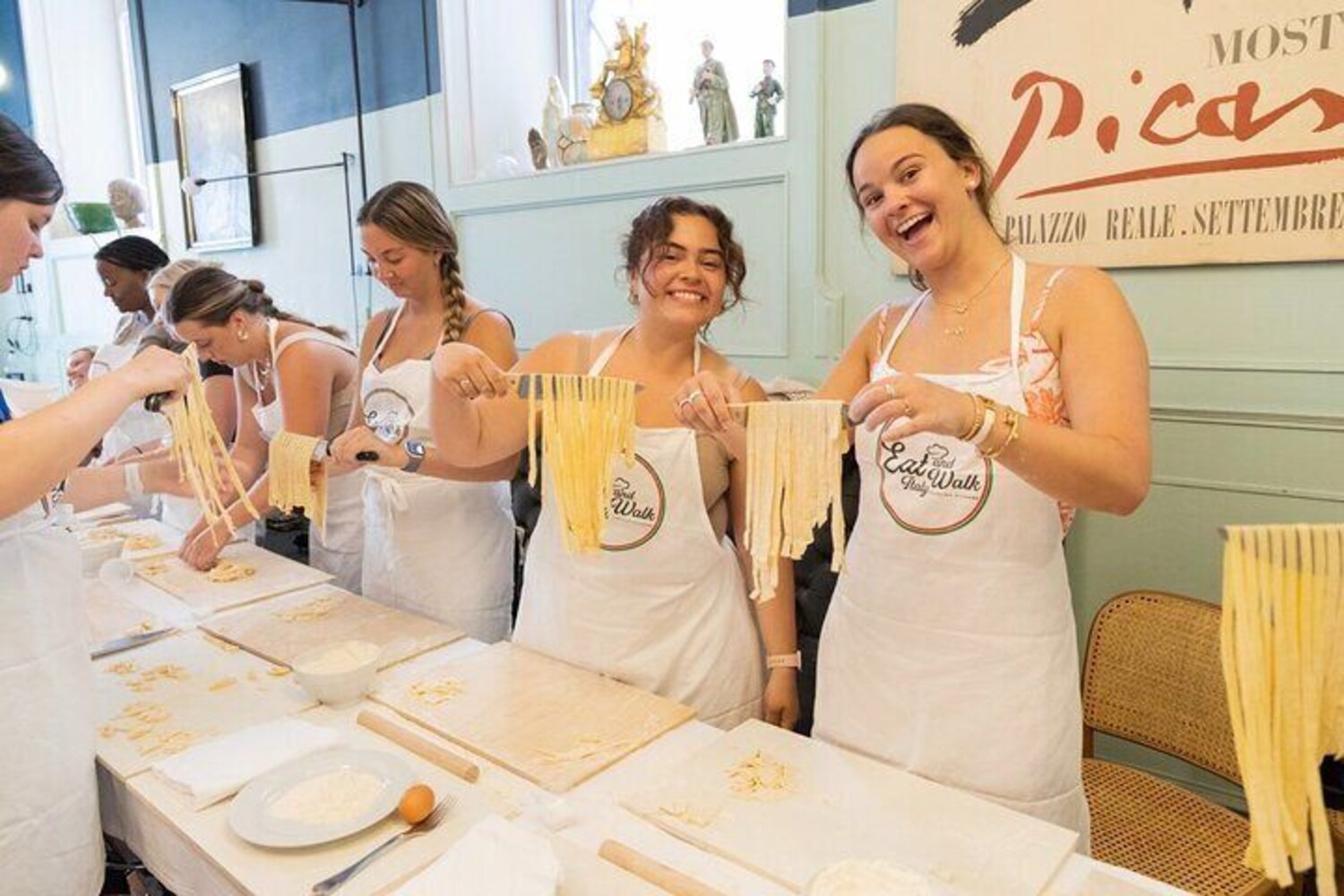 Rome 3-in-1 Cooking Class: Fettuccine, Ravioli & Tiramisu
